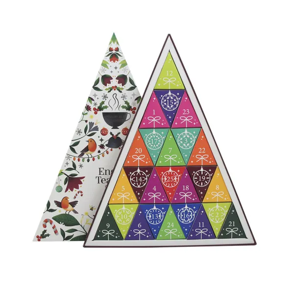 Adventskalender te triangular vit