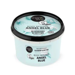 Angel blue body mousse. Nourishing. Blueberry & Cotton 250ml