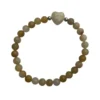 Armband Gul Jade 6mm