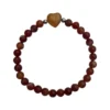 Armband Röd Onyx 6mm