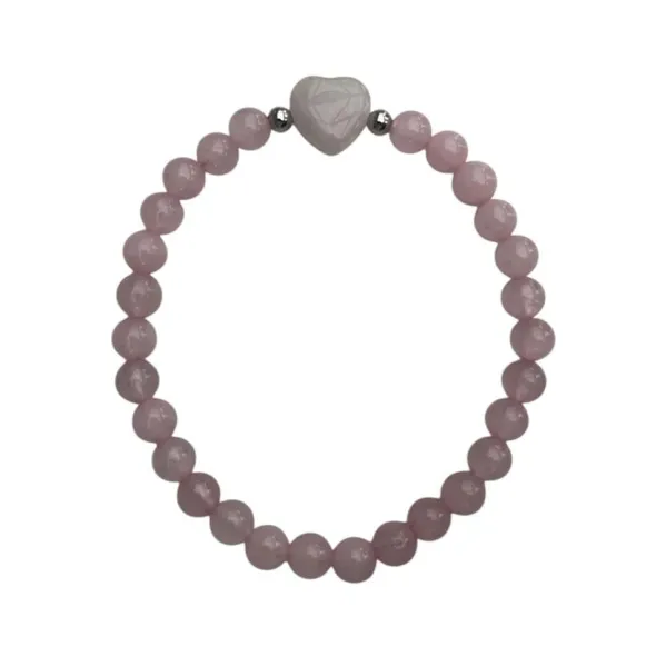 Armband Rosenkvarts 6mm