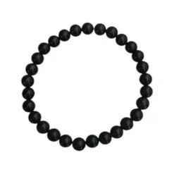 Armband Svart Obsidian 6mm