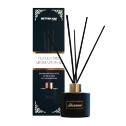Aromaflaska (tom) 100ml + 5 doftpinnar
