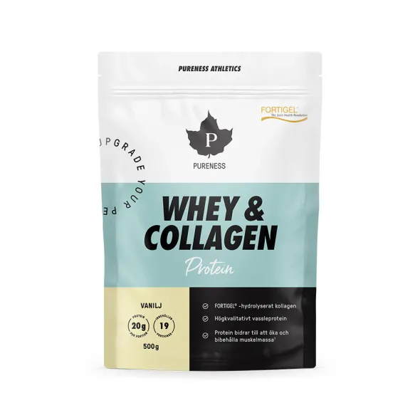 Athletics Whey & Collagen Vanilj 500g