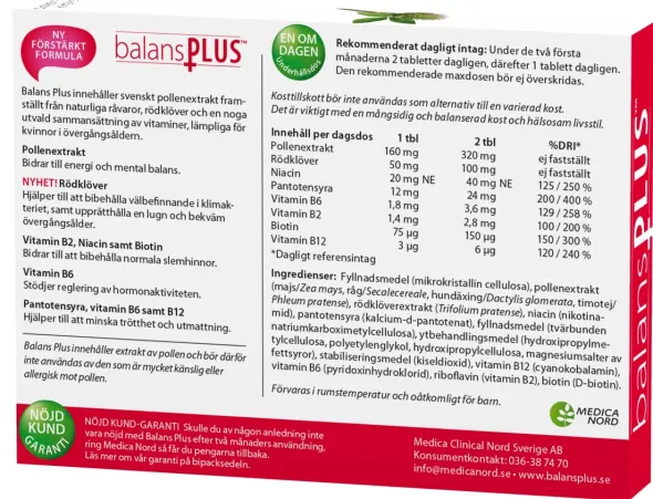Balans Plus 60 tabletter