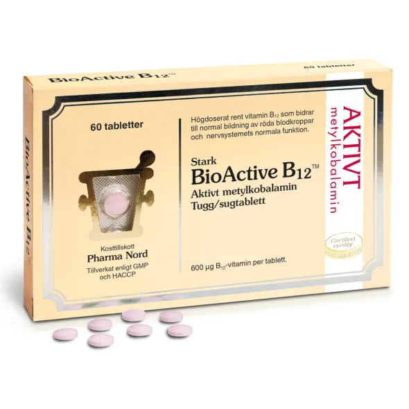BioActive B12 60 tabletter