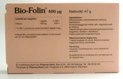Bio-folin 400 mcg 180 tabletter
