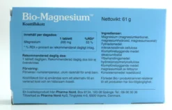 Bio-magnesium 60 tabletter