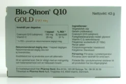 Bio-qinon Active Q10 Gold 100mg 60 kapslar