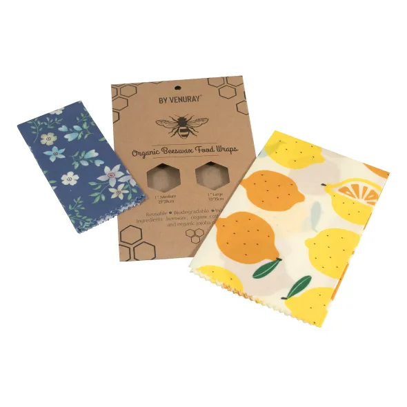 Bivaxduk Blommor & Citron 2-pack