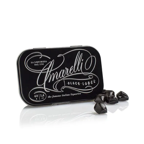Black Label Spezzatina Lakrits DOP Plåtask 40g