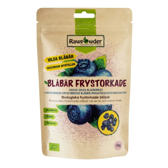 Blåbär frystorkade 50g