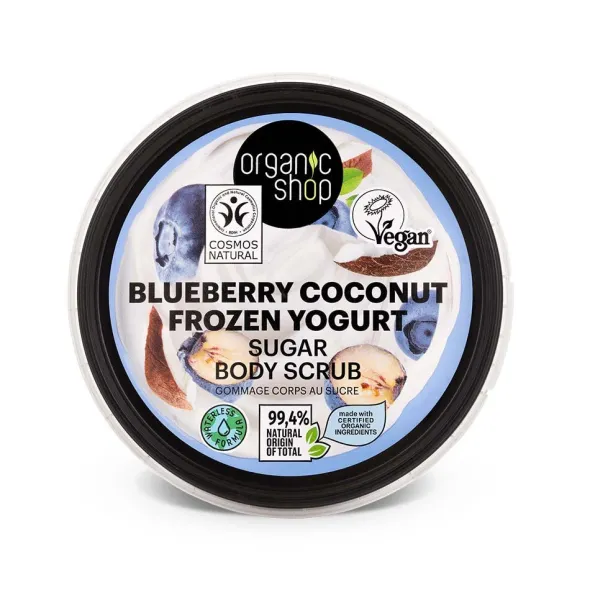Blueberry Coconut Frozen Yogurt Sugar Body Scrub 250ml