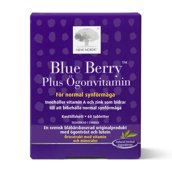 Blue Berry Plus Ögonvitamin 60 tabletter