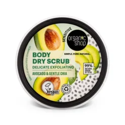 Body Dry Scrub Delicate Exfoliating Avocado and Gentle Chia 250ml