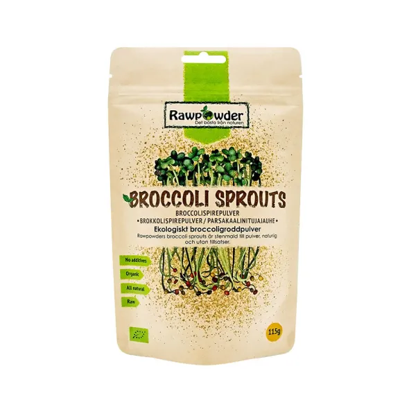 Broccoli Groddar Pulver 115g