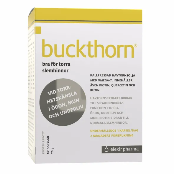 Buckthorn 1000mg 60 kapslar