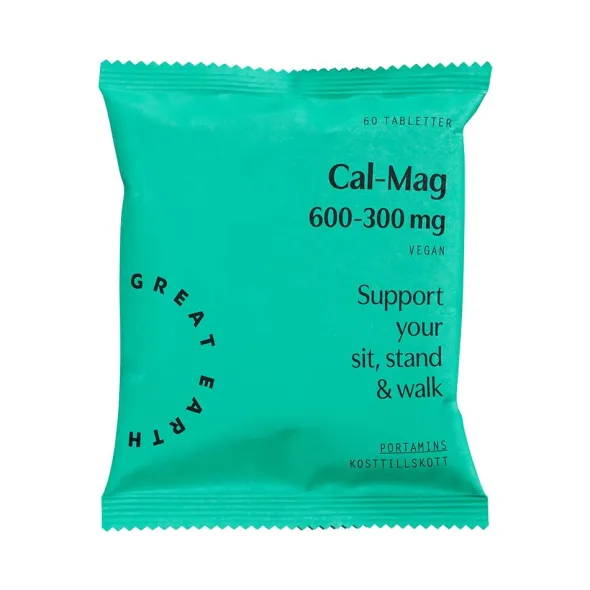 Cal-Mag 600-300mg 60 tabletter refill