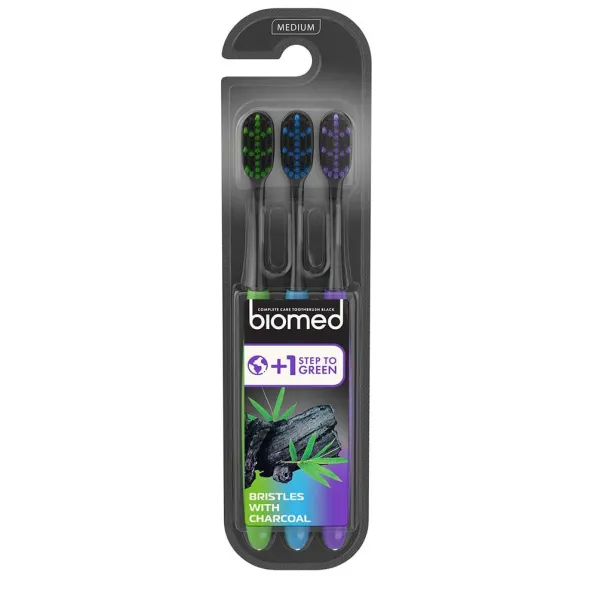 Charcoal tandborste Multipack