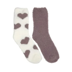 Chenillestrumpa Mauve 36/40 2-pack