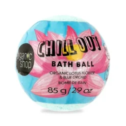 Chill Out Organic Lotus flower & Blue Orchid bath ball 85g