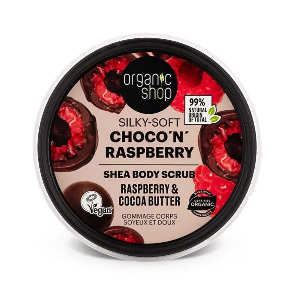 Choco'n'Raspberry Body Scrub Silky-Soft Raspberry&Cocoa 250ml