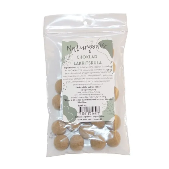 Choklad Lakritskula 100g