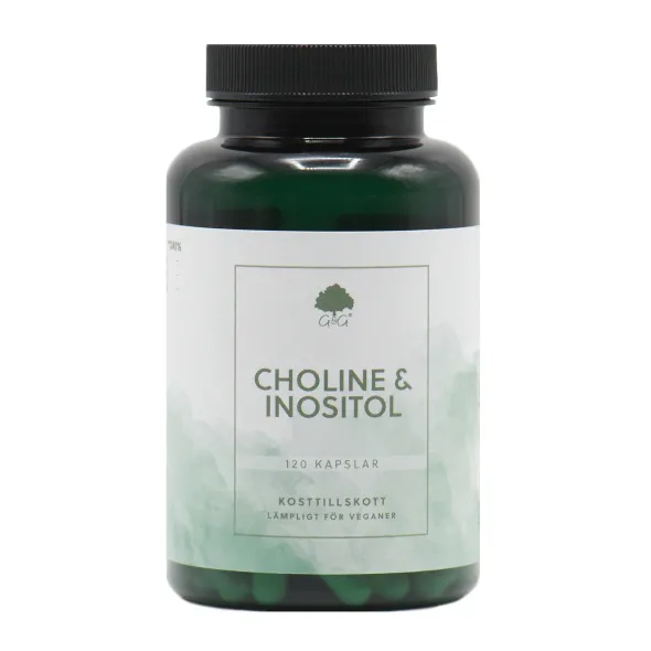 Choline 250mg & Inositol 250mg 120 kapslar