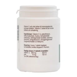 C-Vitamin+Zink 120 tabletter