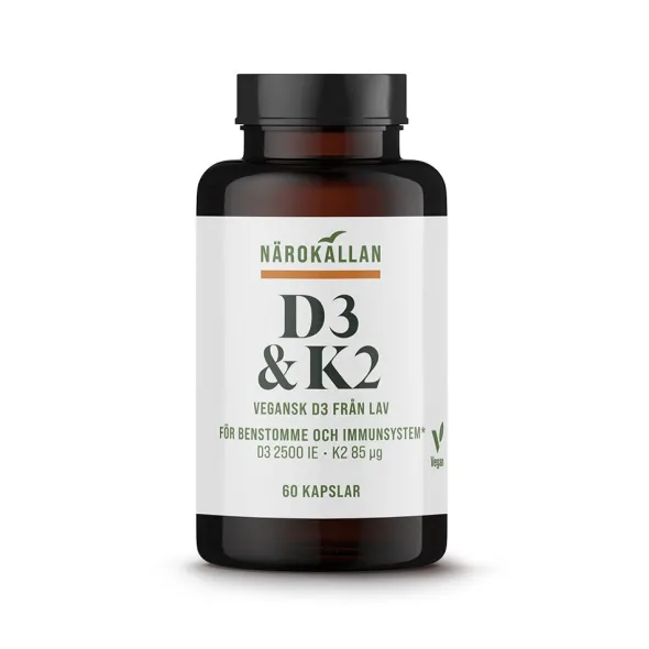 D3 & K2 60 kapslar
