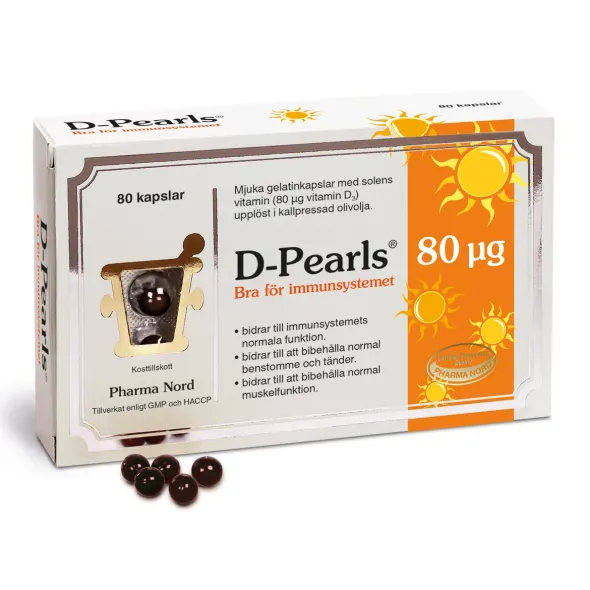 D3-Pearls 3200IE 80 kapslar