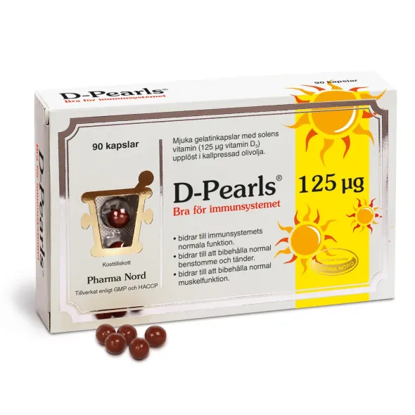 D3-Pearls 5000IE 90 kapslar