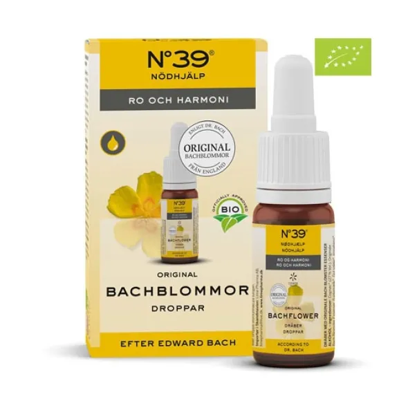 Droppar Bach No. 39 Nödhjälp 10ml