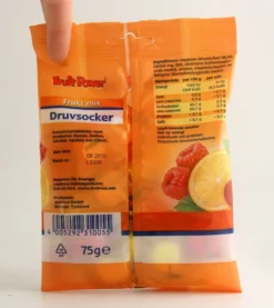 Druvsocker frukt-mix påse 75g