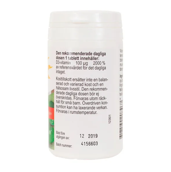 D-Vitamin 100 µg 90 tabletter
