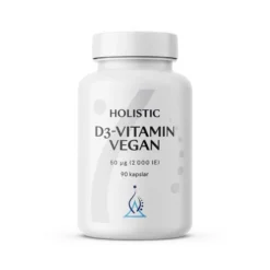 D3-vitamin vegan 2000IE (50 µg), 90 vegetabiliska kapslar