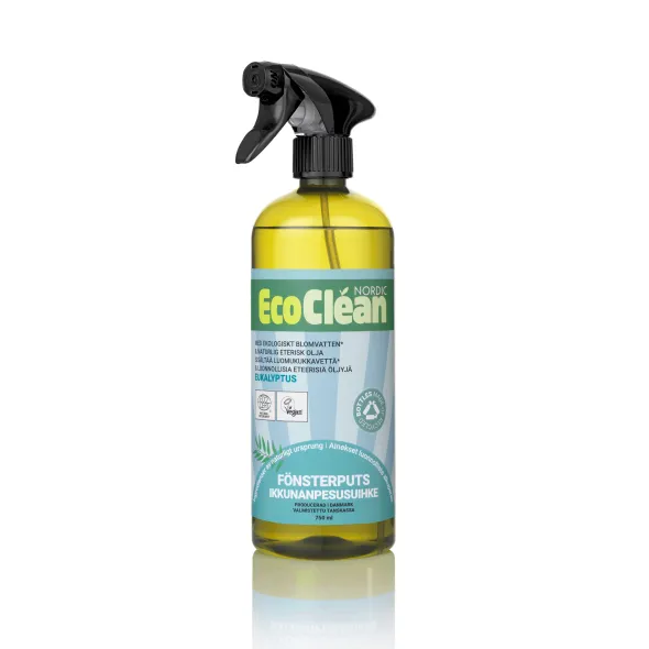 EcoClean Fönsterputs Eucalyptus 750ml
