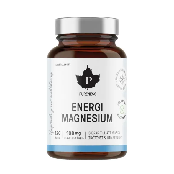 Energi Magnesium 120 kapslar