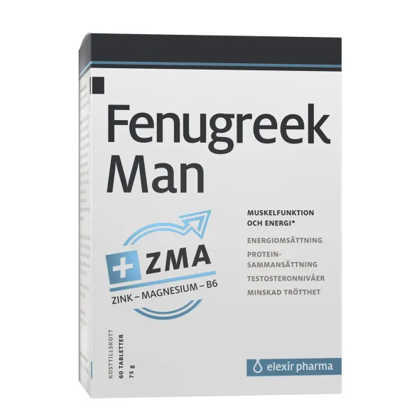 Fenugreek Man Plus ZMA 60 tabletter