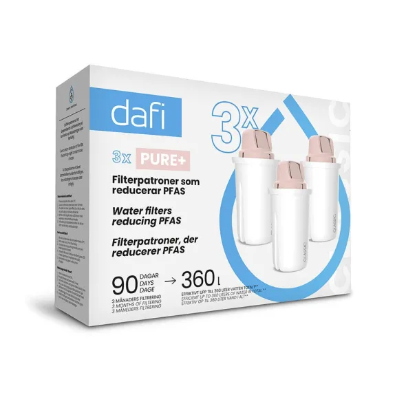 Filterpatron 3-pack Pure+
