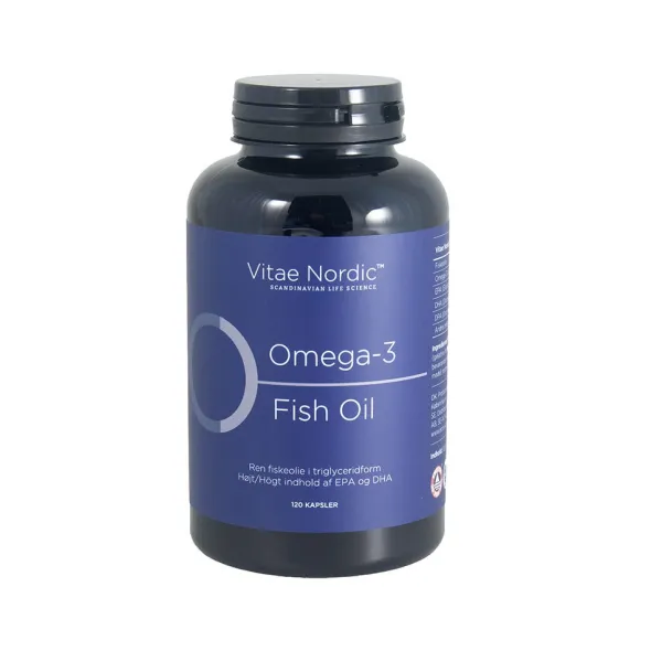 Fiskolja Omega-3 120 kapslar