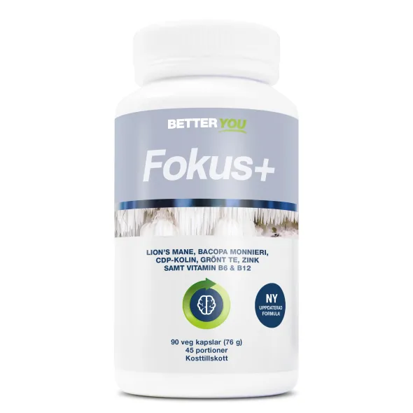 Fokus+ 90 kapslar