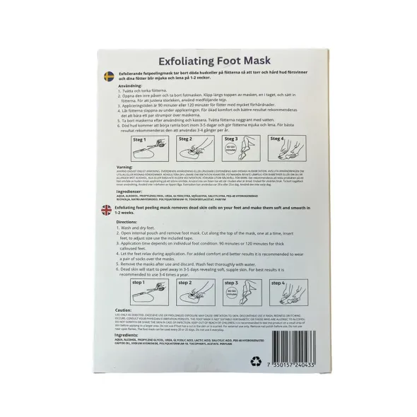 Fotmask Silky Foot Lavendel
