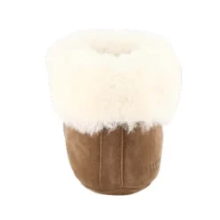 Fårskinnstofflor Dam Beige/Vit