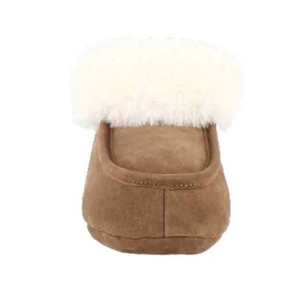Fårskinnstofflor Dam Beige/Vit 41