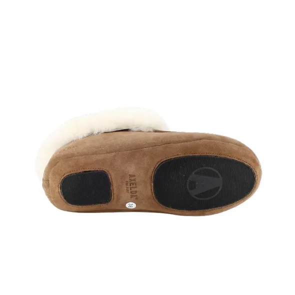 Fårskinnstofflor Dam Beige/Vit 41