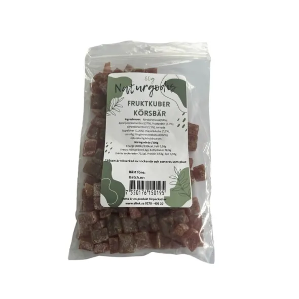 Fruktkuber Körsbärssmak 80g