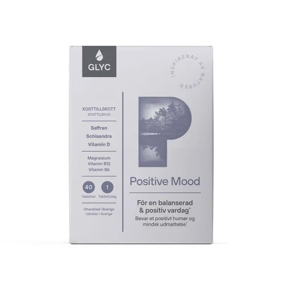 Glyc Positive Mood 40 tabletter