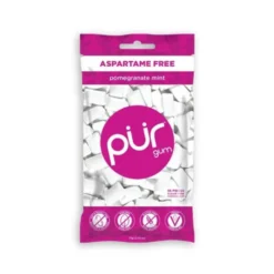 Granatäpple mint tuggummi påse 55st