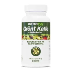 Grönt kaffe + Hallonketon 60 kapslar